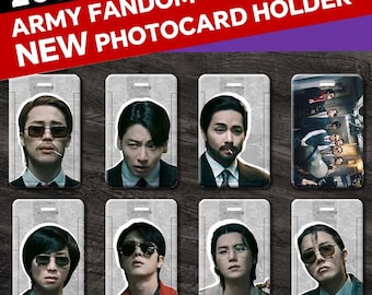 2.0MV 2026 ARMY Fandom Acrylic Photocard Holder | New K-pop Style ID Case