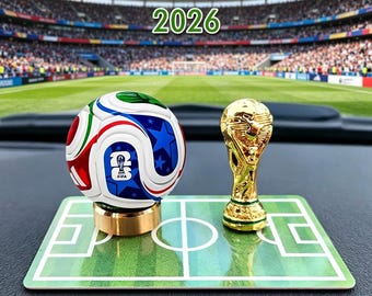World Cup Mini Football Ornament | Soccer Fan Keepsake | Birthday Gift for Men