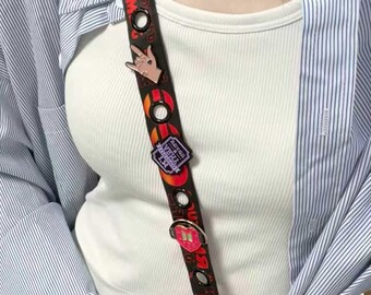 Kpop Lightstick Strap & Enamel Pin Bundle | Certified ARMY Lanyard, Concert Accessories