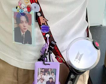 Lightstick Lanyard Strap Holder | Concert Accessory, Adjustable Ita, Holds Lightstick, Phone, Water Bottle