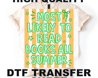 Summer Neon Color Stripes Most Likely To Ready to Press DTF, Summer Neon Color Stripes Most Likely To DTF Transfers 6963