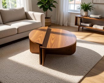 Modern Nested Coffee Table CNC Files | Plywood Furniture Plans (Digital Download)