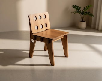 Modern Plywood Chair CNC Plans | DXF SVG Files (Digital Download)