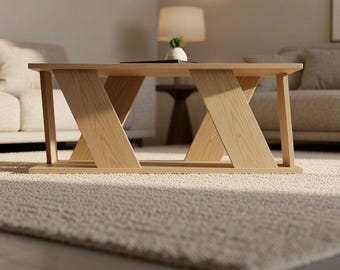Modern Coffee Table CNC Files | Plywood DXF SVG (Digital Download)