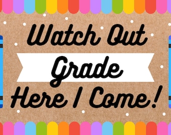 Back-To-School/End-of-School Hand-Painted Banner