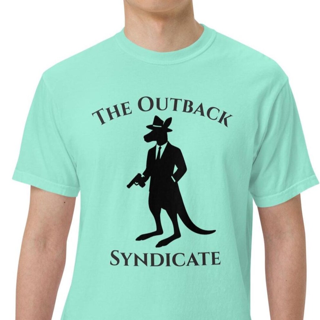 Funny Kangaroo Shirt | Outback Syndicate Tee | Aussie Pun T-shirt ...