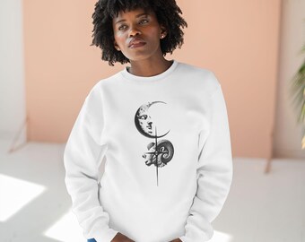 Signe Lune Bélier - Sweat-shirt original d'astrologie | Jane l'étranger