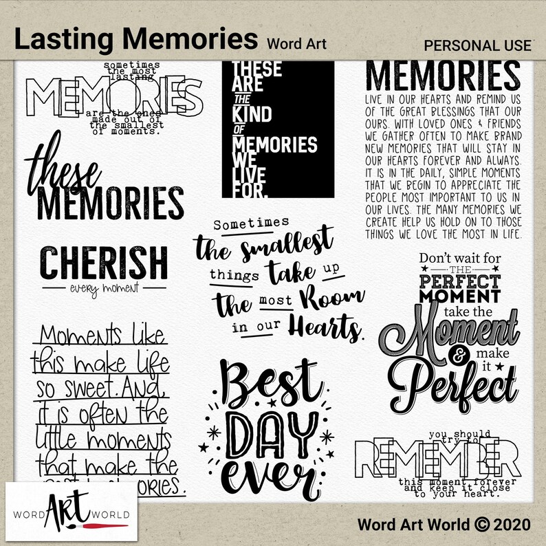 Digital And Printable Overlay Word Art Set Instant Download Etsy digital-and-printable-overlay-word-art-set-instant-download-etsy