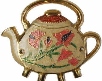 Massief messing handgeschilderd sleutelstation / haken