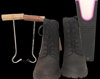 Cric per stivali e tendiscarpe, si accendono e si spengono con facilità, salvando la schiena