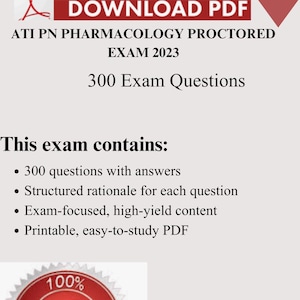 ATI PN Farmakologi Övervakad Examen