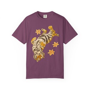 Lazy Tiger Shirt | Cute Sleeping Tiger T-Shirt | Vintage Animal Graphic Tee | Cozy Cat Lover Shirt | Comfort Colors 1717 Unisex Tee Gift image 10
