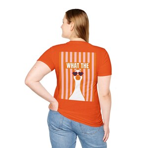 What The Duck Shirt, Funny Summer Tee, Retro Duck Sunglasses T-Shirt, Silly Goose Graphic Tee, Cute Striped Beach Shirt image 16