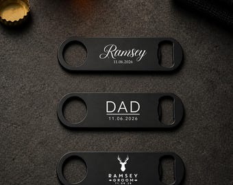 Regalo para papá amante de la cerveza, abridor de botellas personalizado, regalos para padrinos de boda, regalo para el Día del Padre