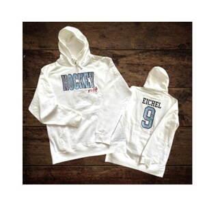 HOCKEY… It’s Life! Embroidered sweatshirt! Can customize!