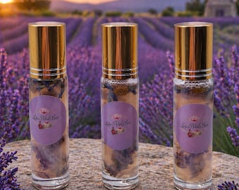 Lavender Perfume Oil | Calming Roll-On Fragrance | Long Lasting Floral Scent | Relaxing Essential Oil Blend | Sleep & Stress Relief