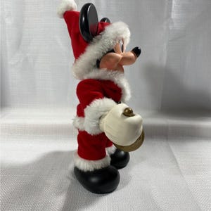 Vintage Santa Mickey Mouse Fully Poseable Figure Arco Toys Mattel 6333 Boxed image 5