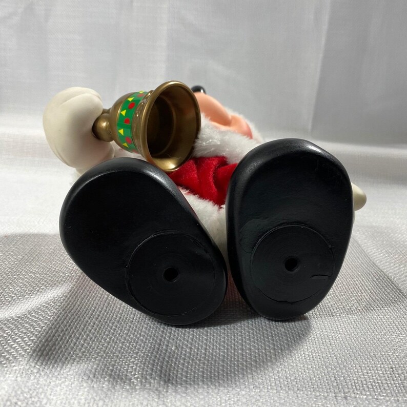 Vintage Santa Mickey Mouse Fully Poseable Figure Arco Toys Mattel 6333 Boxed image 8