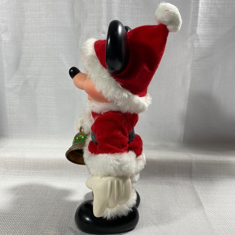 Vintage Santa Mickey Mouse Fully Poseable Figure Arco Toys Mattel 6333 Boxed image 7