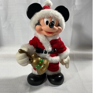 Vintage Santa Mickey Mouse Fully Poseable Figure Arco Toys Mattel 6333 Boxed image 4