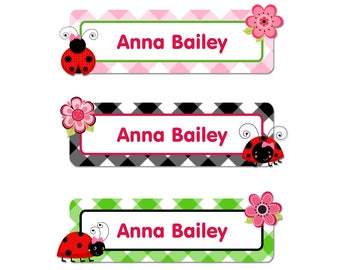Ladybug Labels Etsy