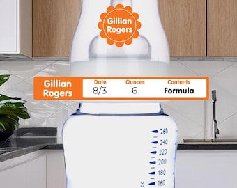 Baby Bottle Labels, Write-On, Slim - Solid (Fits some Como® Tomo and other brands)