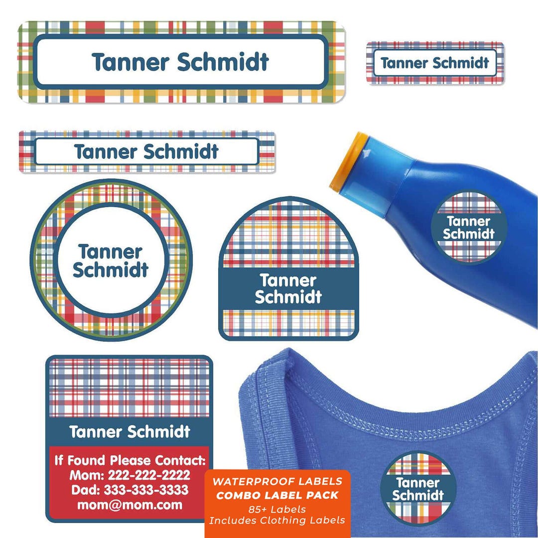 Camp Labels Pack | Summer Camp Clothing Labels | Waterproof Iron-on ...