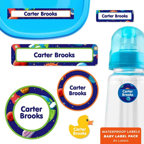 Baby Name Label Pack Etsy