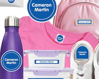 Personalisierte Lageraufkleber | Wasserfeste Bekleidungs- & Schuhetiketten