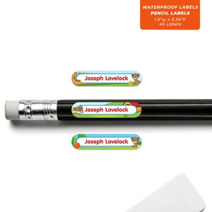 Bleistift-Aufkleber, Label-Bleistifte, Welpen (Rasse wählbar)