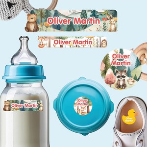 Baby Labels Pack, Baby Labels for Daycare, Critter Crew