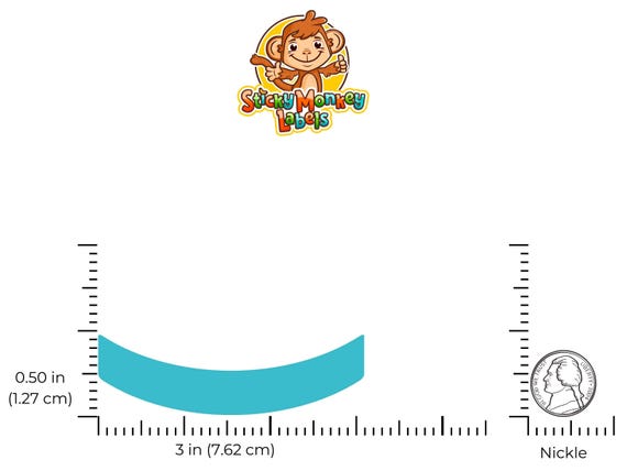 Intact Don't Retract Diaper Stickers - 250/Roll, 2x2", For Uncircumcised Baby Care, Daycare, Nursery, Wipes Labels