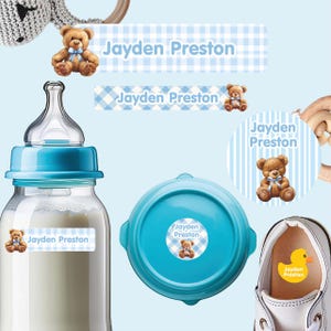 Baby Labels Pack, Baby Labels for Daycare, Baby Bears