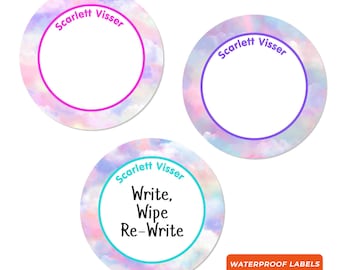 Write-On Labels (6 Sizes), Clouds