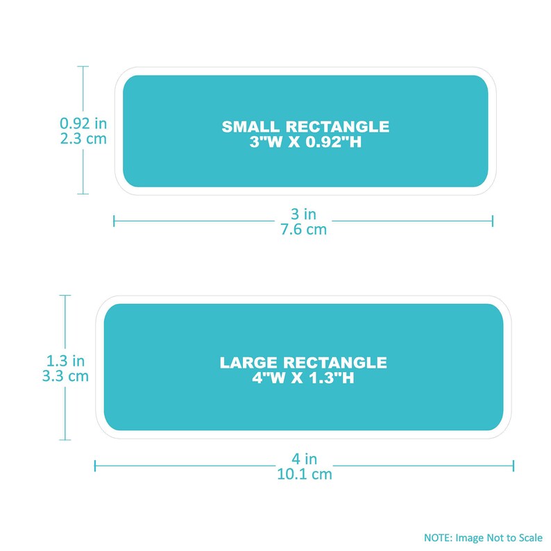 Modern Whimsee Write-On Labels 6 Sizes