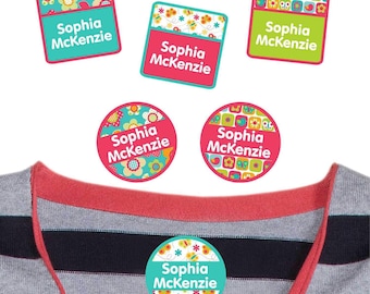 Personalized Clothing Labels | Waterproof Iron-On or Stick-On Name Tags, All Things Spring