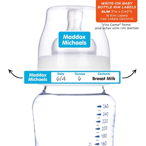 Baby Bottle Name Labels Writeon Standard fits Dr. Brown® Etsy