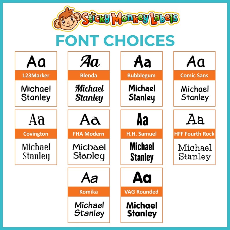 Write-On Labels 6 Sizes, Flourish image 7