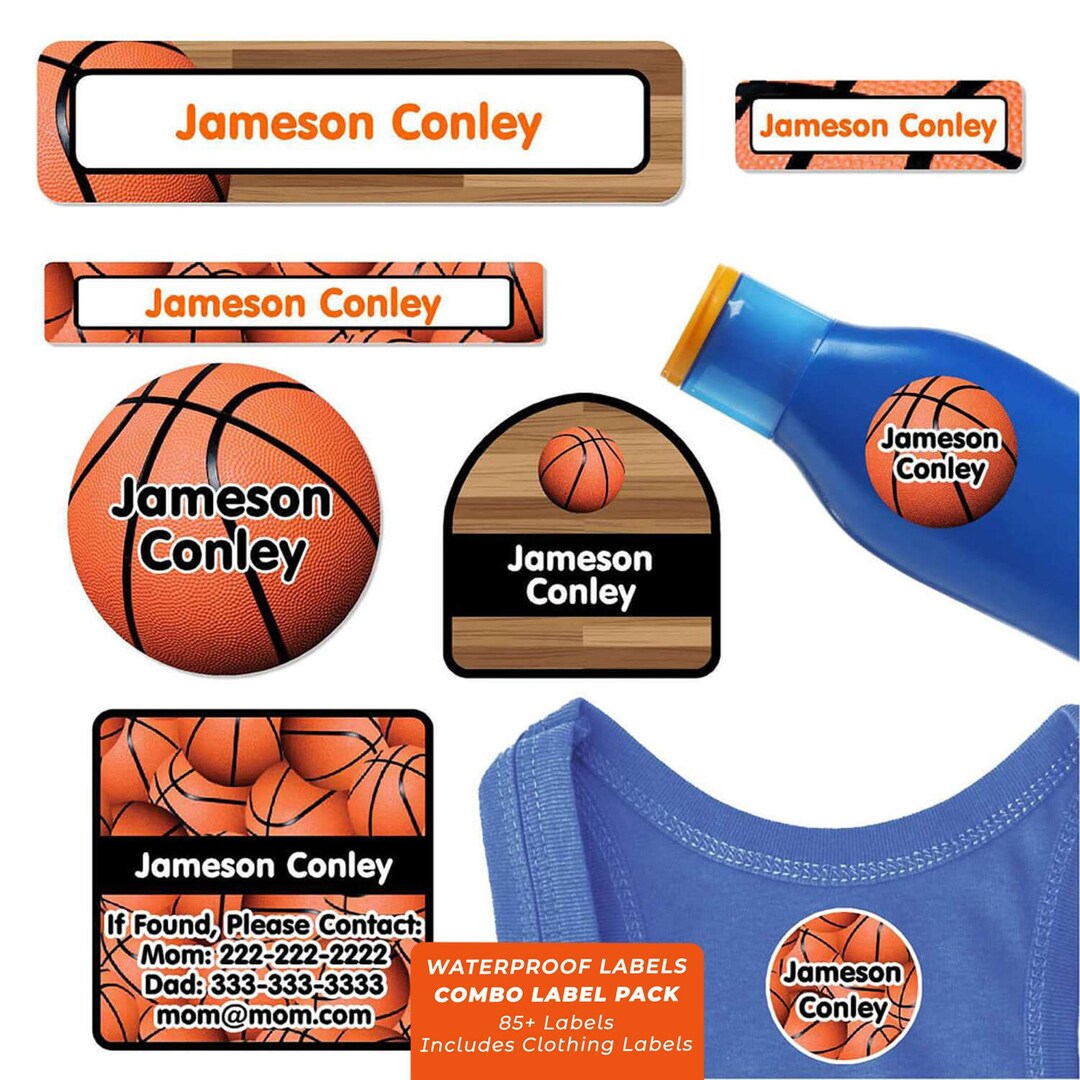 Camp Labels Pack | Summer Camp Clothing Labels | Waterproof Iron-on ...