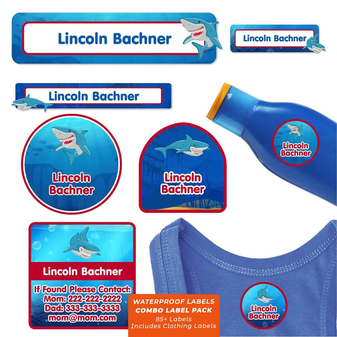 Camp Labels Pack | Summer Camp Clothing Labels | Waterproof Iron-on ...