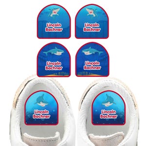 Shoe Stickers (2 Type), Sharks