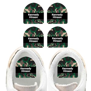 Shoe Stickers (2 Type), Camo (20+ Colors)