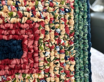 bright kitchen trivet/ potholder,  handcrafted kitchen essentials, fresh spring/summer inspired colors, gifts for mom