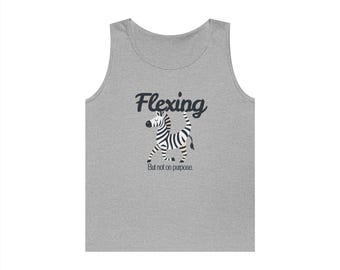 Funny Zebra Tank Top | Hypermobile EDS Spoonie Muscle Shirt
