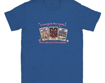 Tarot Card T-Shirt – The Devil, Tower, Ten of Swords Graphic Tee