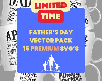 Happy Father's Day SVG Bundle, Dad Shirt PNG, Cricut Silhouette File