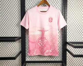 Maglia rosa personalizzabile del Brasile 2025/26 · Maglia da calcio del Brasile · Kit da calcio edizione tifosi · Nome e numero personalizzati · Adulti