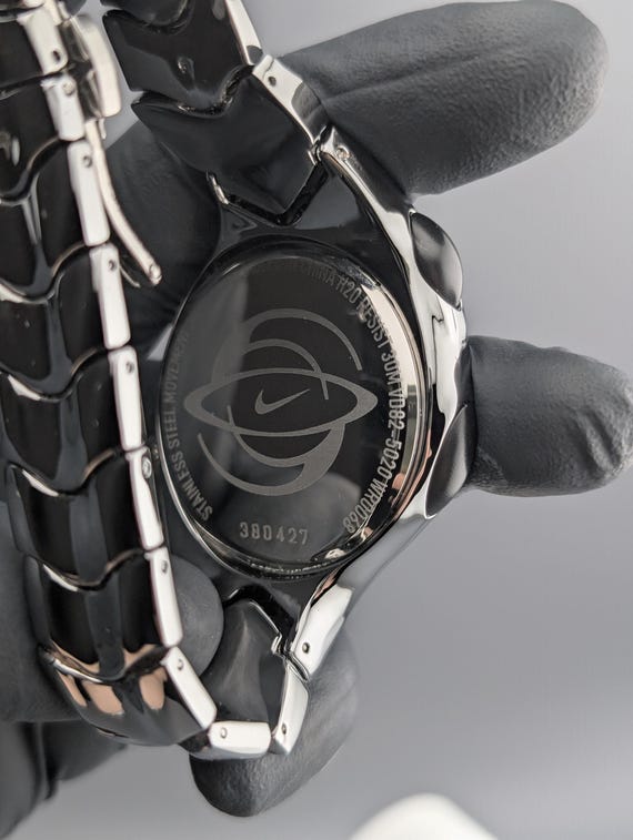 Nike Triax Watch | Silver Dial | Futuristic Y2K Design | Metal