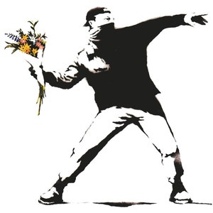 Original Banksy Streetart Wandkalender 2024 Bild 4