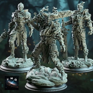 Vine Possessed Armor, The Forgotten Knights Miniatures, DM Stash "The Fey Court" Set Resintryck